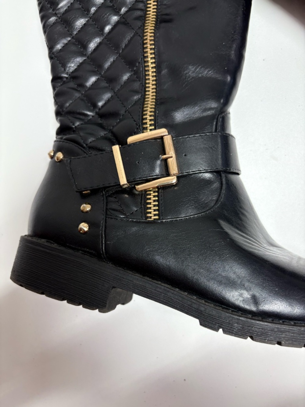 Michael Kors Knee High Black Riding Boots‎ - Size 8. - Picture 10 of 13